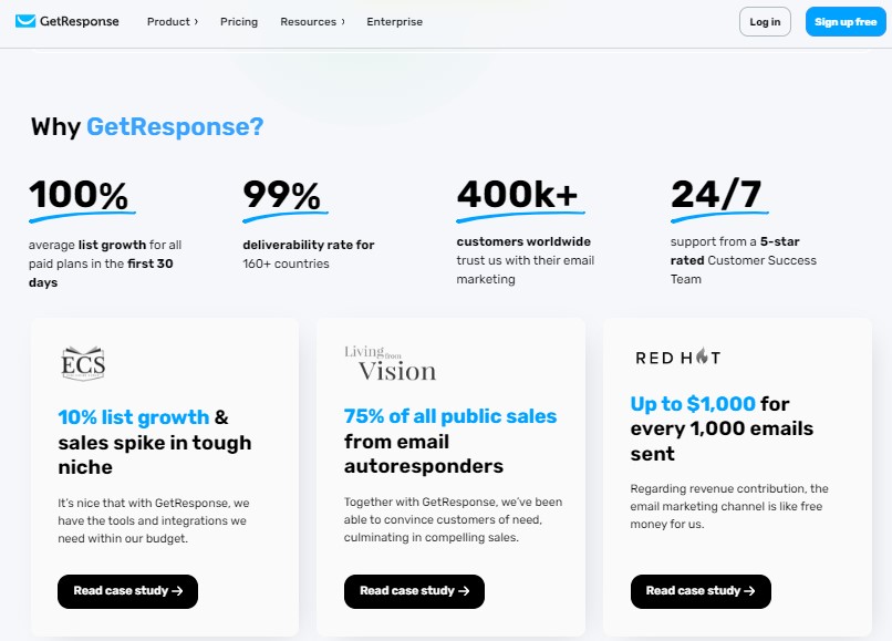 Comparison of email marketing tools as a MailerLite alternative